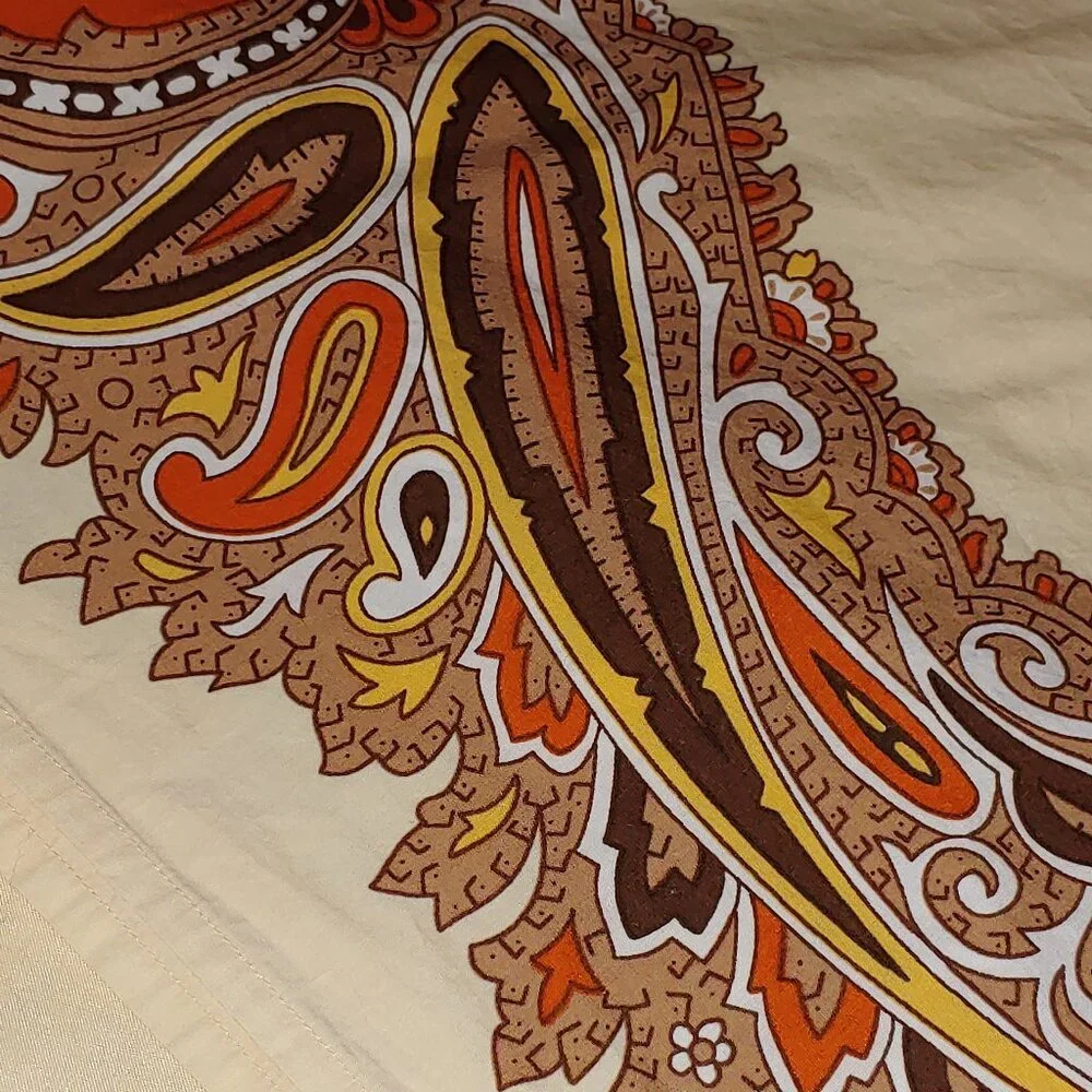 Urban Outfitters King Paisley Boho Cotton Bed Skirt 15